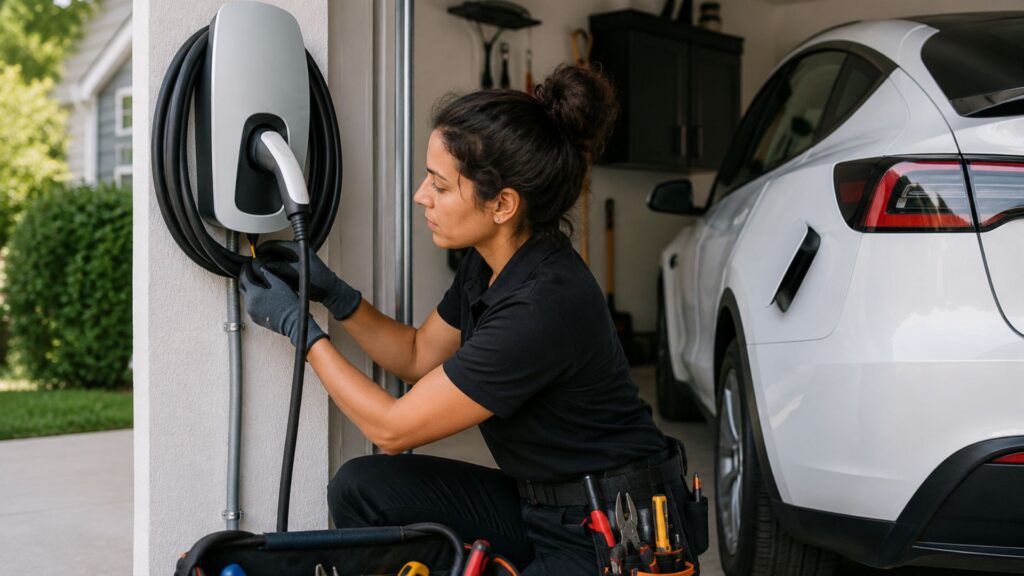 EV Charger Installation Near You: Level 1 vs. Level 2 Chargers Explained for Houston Homeowners 