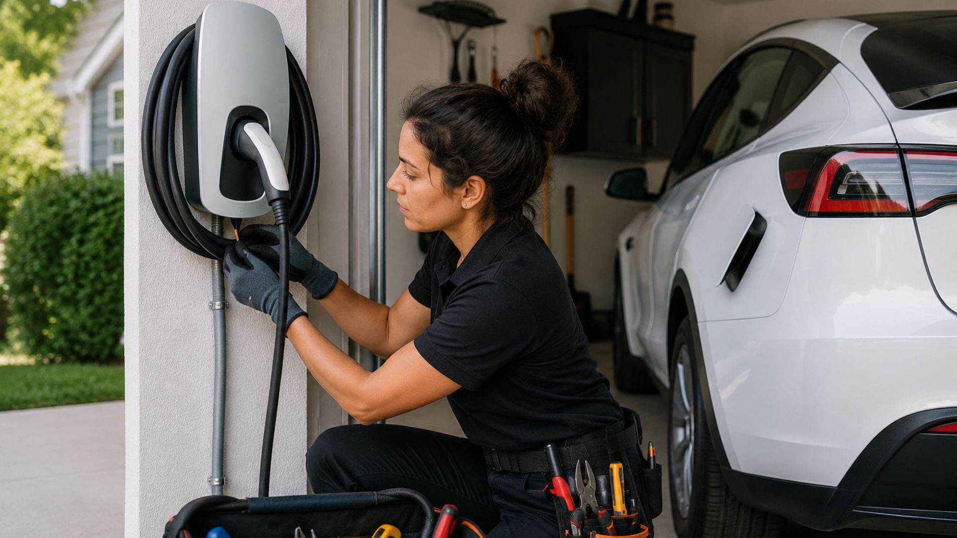 EV Charger Installation Near You: Level 1 vs. Level 2 Chargers Explained for Houston Homeowners 